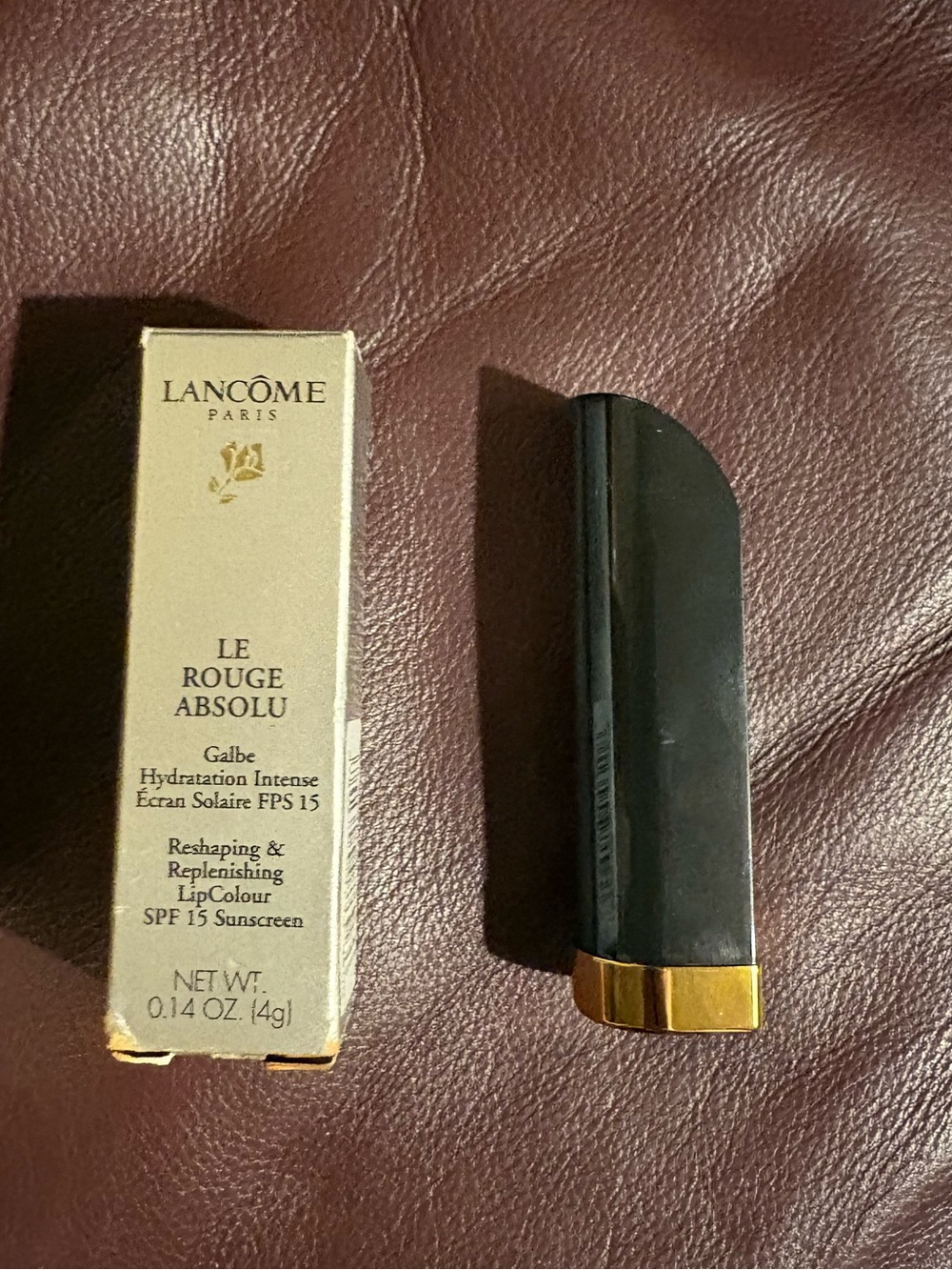 Lancôme new in box Le Touge Absolu lipstick in Rose Petale - Picture 2 of 5